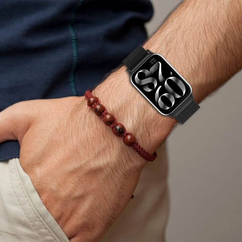 Magnetic Metal Smart Watch